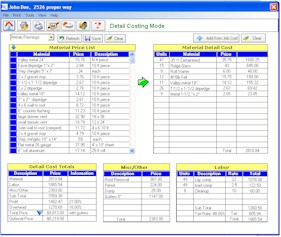 Roof detail pricing
