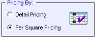 Per square pricing