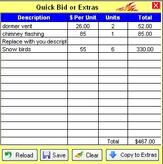 Quick bid