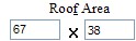 Roof dimintions